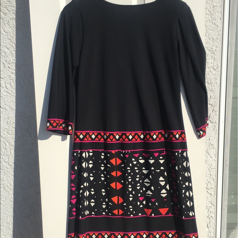 Black Multi Colored Dress